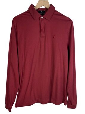 Baobab long-sleeve polo shirt Top Size L Color Maroon
